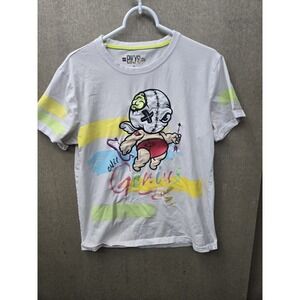BKYS Evil Genius Graphic T Shirt Small White Cupid Voodoo Character Tee  Small S